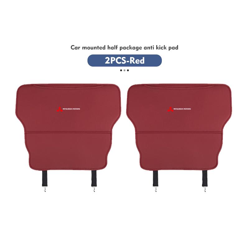 Car Half Pack Anti Kick Anti-dirty Mat Pad Interior Storage Bag Auto Accessories For Mitsubishi Outlander Lancer Eclipse Mirage
