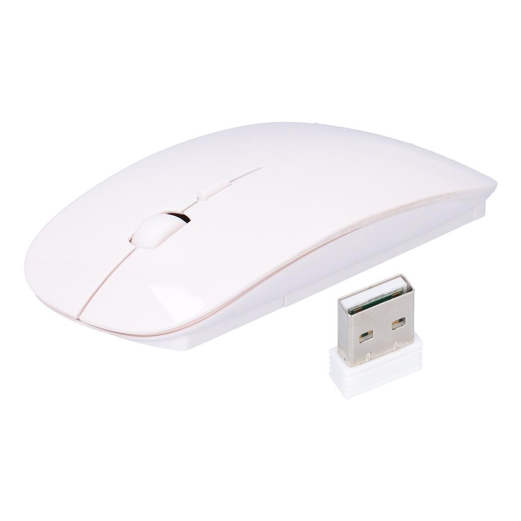 Wireless Mouse Smart Slim Portable 2.4G Cordless Mouse with USB Receiver for Office Laptop Computer Tablet