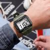 New Top Brand Men's Sports Electronic Watch Waterproof Luminous Large Screen Square Outdoor Military Watch Student Watch