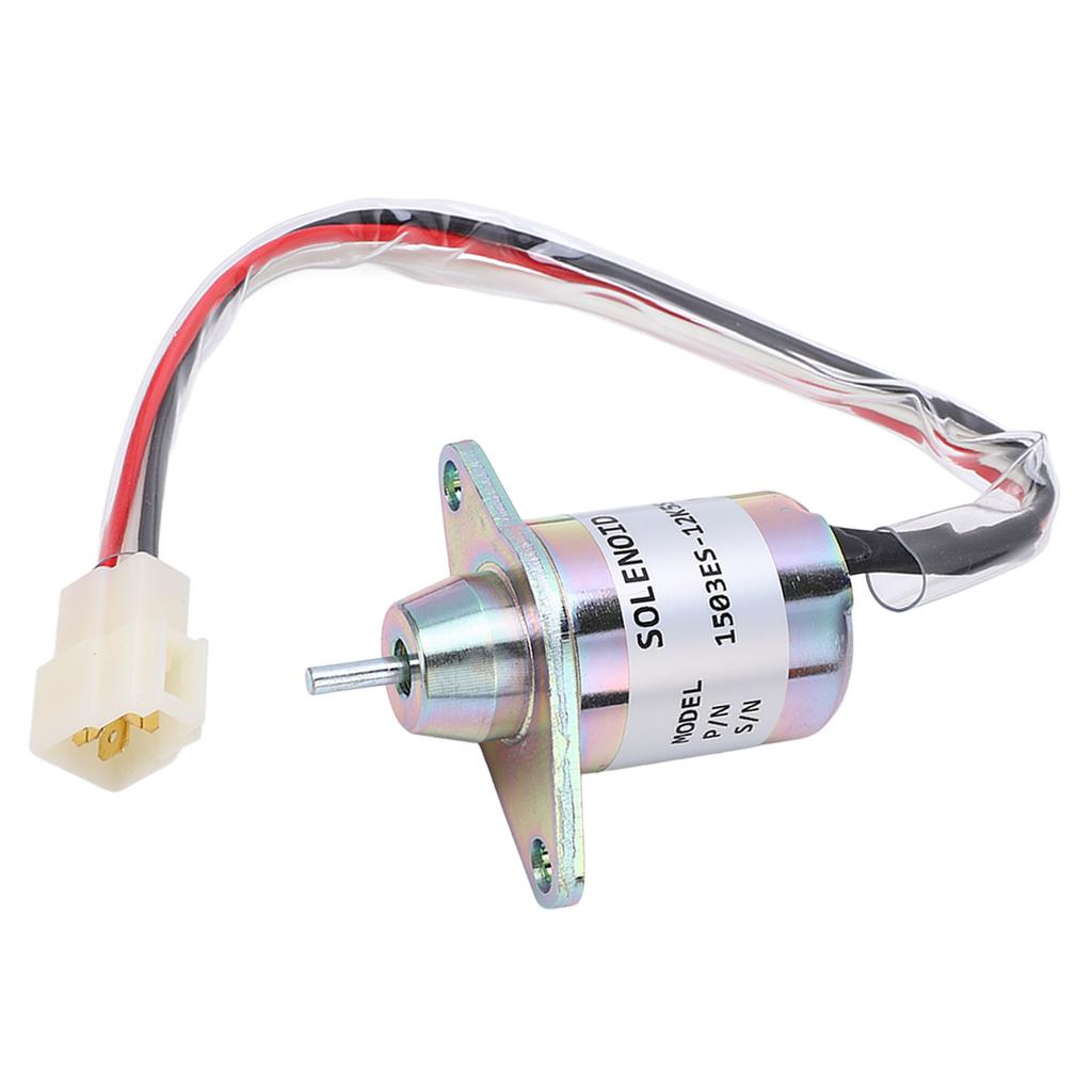 12V Fuel Shut Off Solenoid Valve 1503ES 12K5SUC5S Replacement For John Deere 355D Lawn Tractor