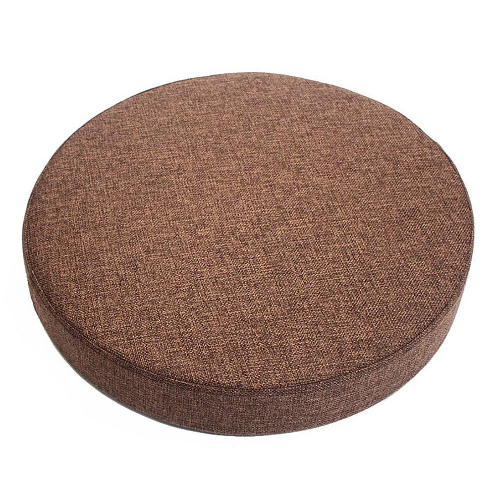 Подушка сиденья 35 см высокая устойчивость круглая подушка для стула круглая толстая подушка обеденный стул моющийся чехол противоскользящее белье 35x35cm 1698₽