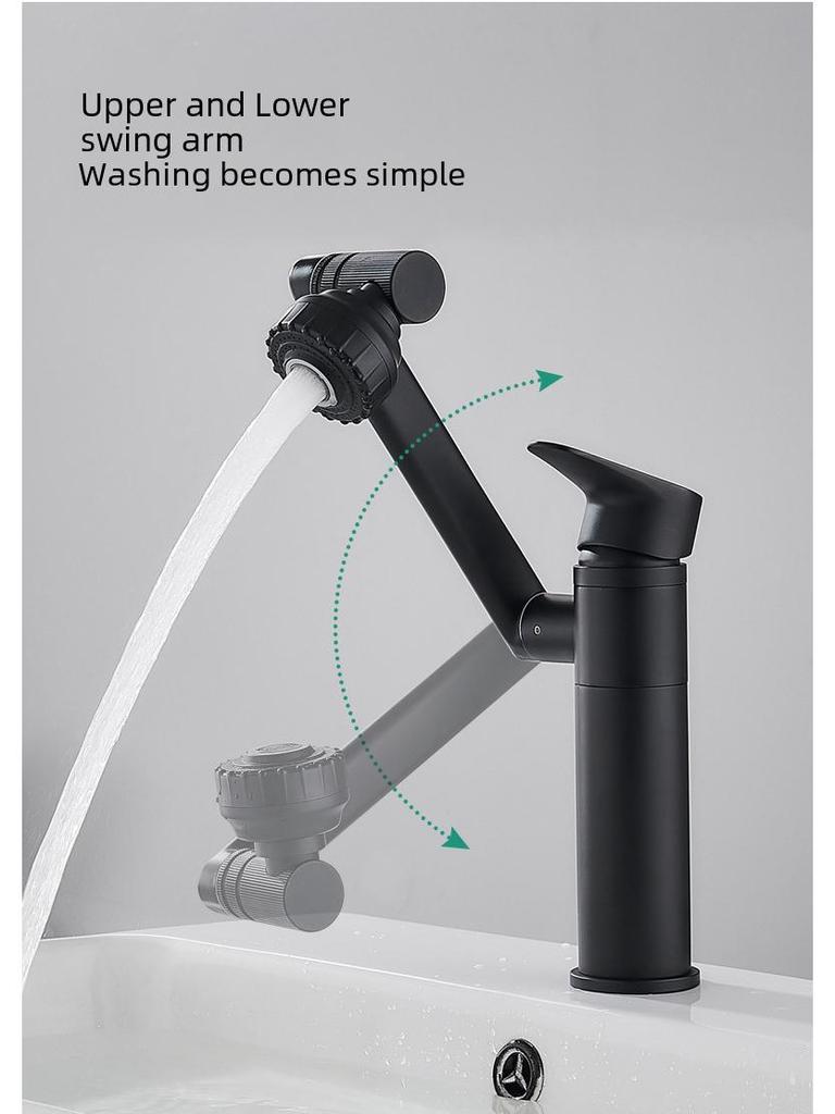 Multifunktionaler Lucky Cat Warm-/Kaltwasserhahn für Aufsatzwaschbecken