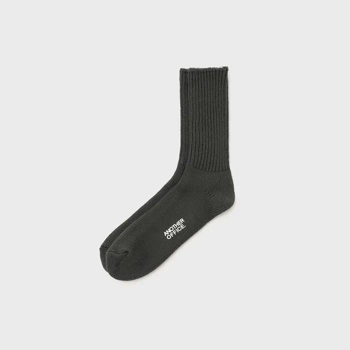 Cloud Mid Socks (Charcoal-Green)