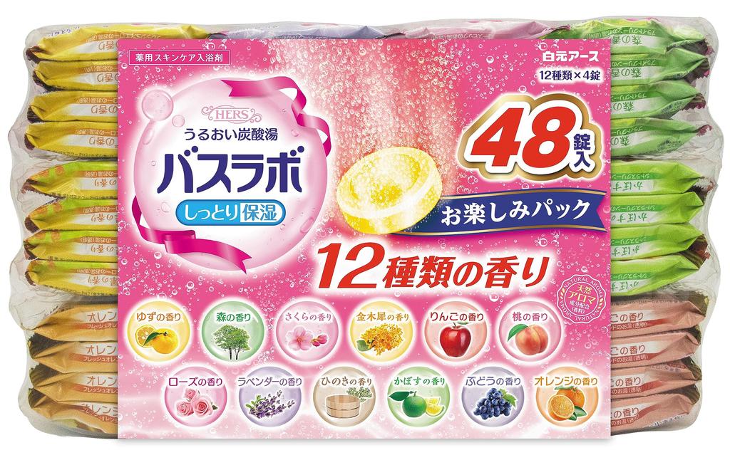 Hakugen Earth HERS Bath Lab Fun Pack Carbonated Bath Skin Care (48 tablets), Additives, [Quasi-drug]