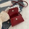Süße Schleife Spitze Damen PU Umhängetaschen Leichte Tragbare Damen Handtaschen Lippenstift Tasche Lässige Mädchen Crossbody Tasche Clutch KTB