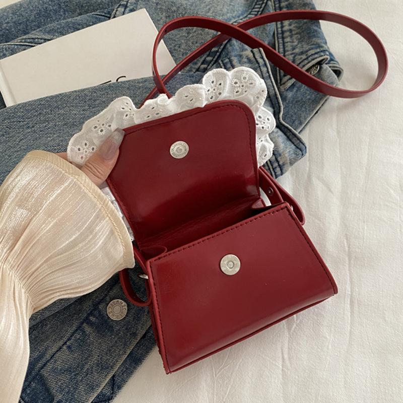 Süße Schleife Spitze Damen PU Umhängetaschen Leichte Tragbare Damen Handtaschen Lippenstift Tasche Lässige Mädchen Crossbody Tasche Clutch KTB
