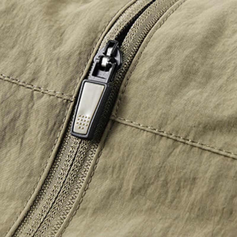 JEEP SPIRIT Men's Stand Collar Solid Casual Jacket