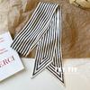 Gentle Yellow Small Silk Scarf Women's Spring Long Streamer Small Scarf Decorative Headband Multi-functional Binding Bag Belt