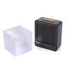 Crystal Cube Photo Display Holographic Desktop Smart Weather Station Desktop Digital WiFi Clock with GIF Animations for Home