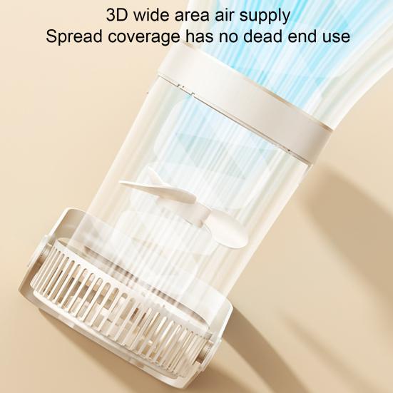 Wall-Mounted Desktop Fan with 5 Speeds Low Noise Electric Fan