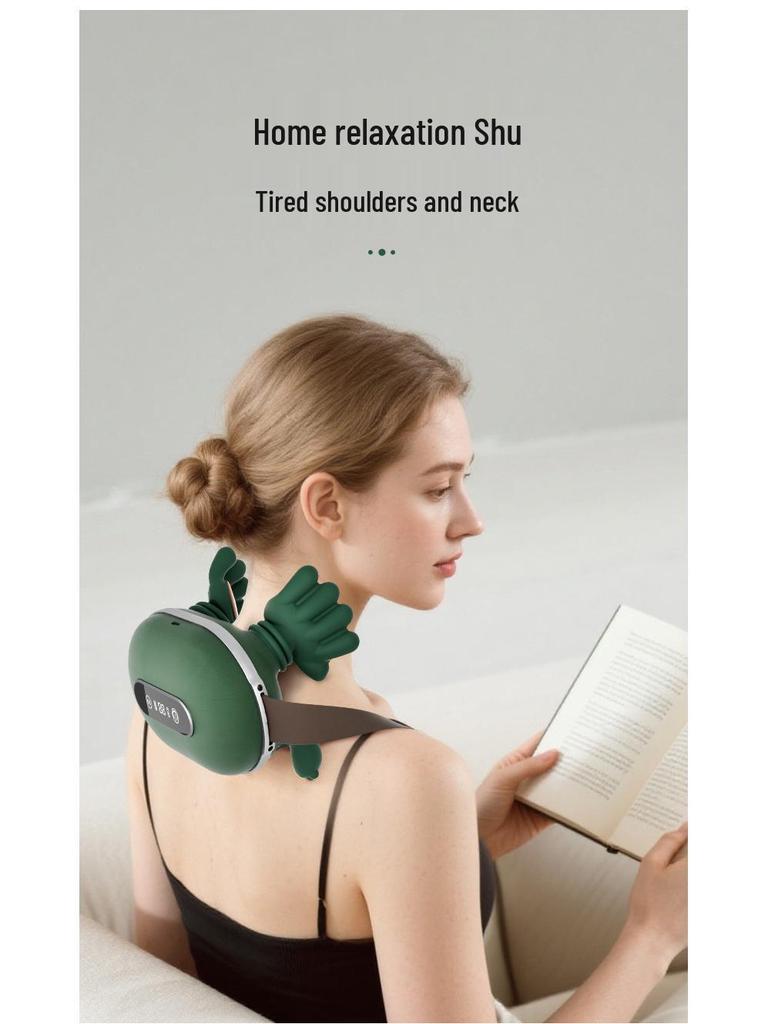 Bionic Massage Neck & Shoulder Massager with Heat - Ideal Gift for the Elderly and Versatile for Multiple Areas