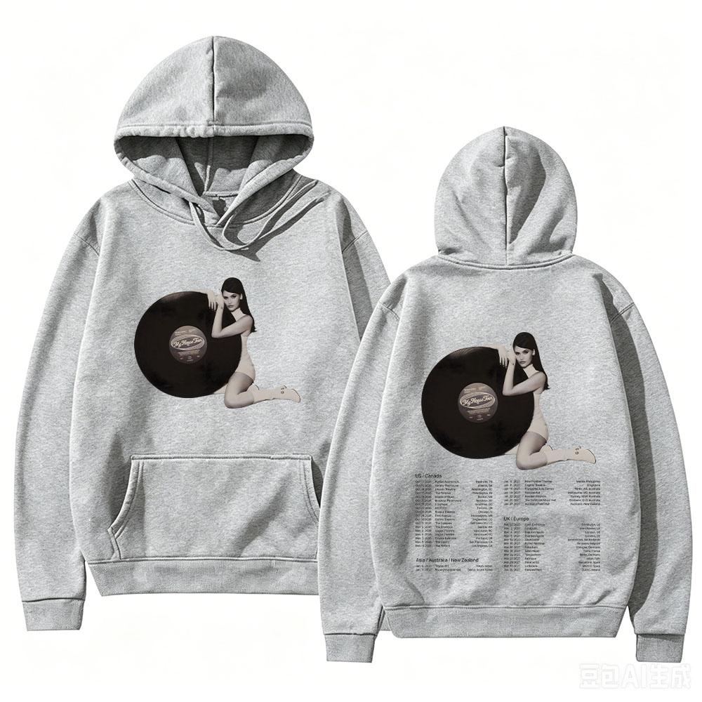 Sienna Spiro My House Tour Hoodies Vintage Graphic Print Sweatshirts Women Aesthetic Street Style Pullover Unisex Y2K Streetwear