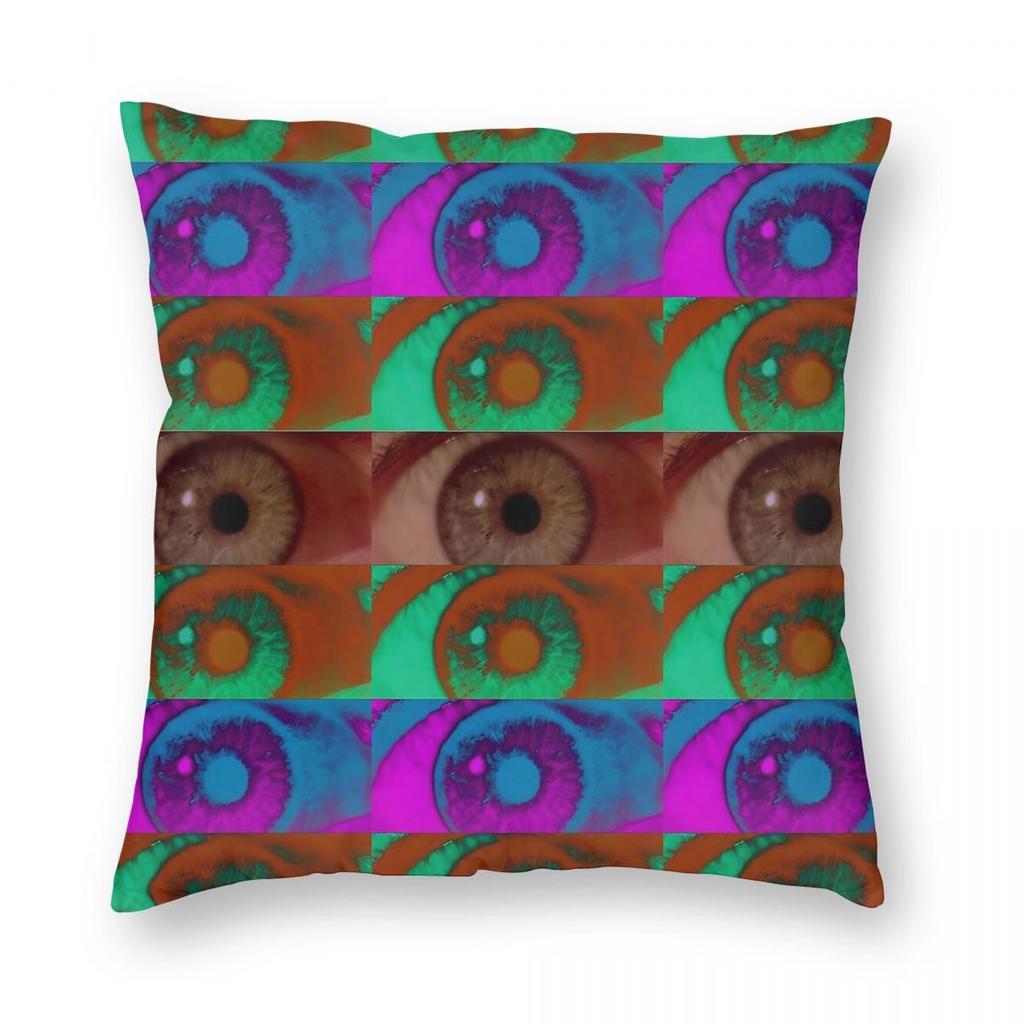 A Space Odyssey Bowman Eyes Square Pillowcase Polyester Linen Velvet Pattern Zip Decorative Bed Cushion Cover