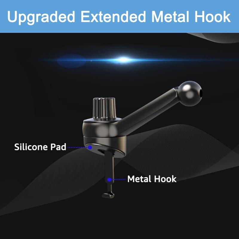 Universal Air Vent Clip for Car Phone Mount Vent Grip for Car Phone Holder with 17mm/0.67-inch Joint Ball for Phones