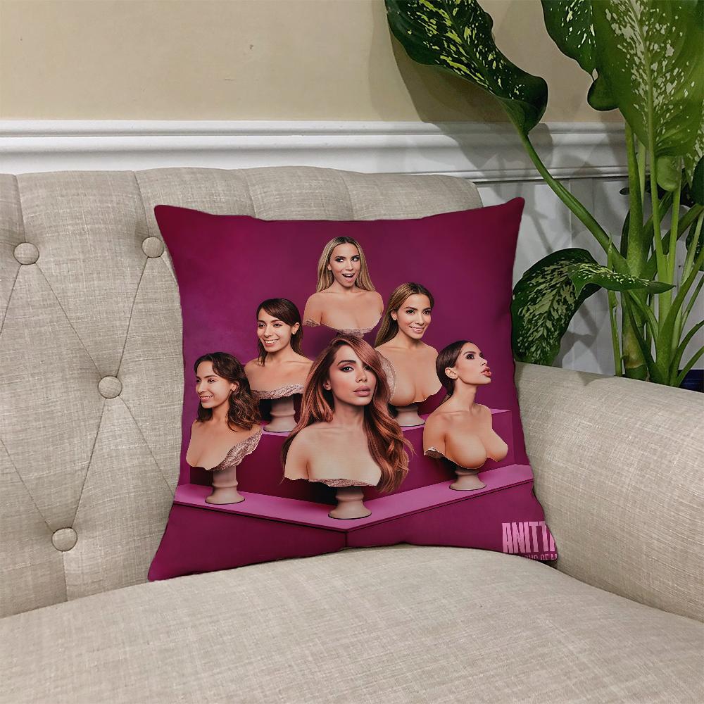 cushion cover Square Sofa Cushion Cover Casual A-Anitta Skin-Friendly Hot Comfortable Singer Pillow Cover