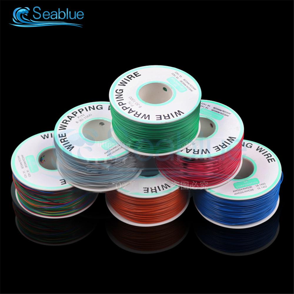 250m sârmă de înfășurare 30AWG placată cu cupru B-30-1000 cablu placa de test jumper izolație conector conductor electronic