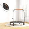 45" Foldable Mini Fitness Trampoline, with Adjustable Foam Handle, Orange