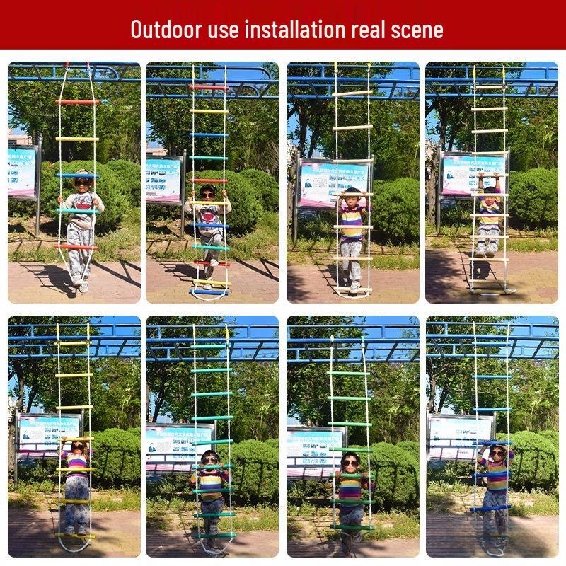 Indoor Kids Climbing Rope Ladder
