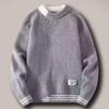 Maglione da uomo ampio retrò da indossare sotto in primavera e autunno