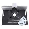 Router Table Lifting System 51mm Lifting Imperial Metric Scales Aluminum Alloy Router Insert Plate with Lift Base for
