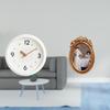 Modern Ornate Wall Clock And Photo Frame Set Quiet Large Numerals Decorative Hanging with