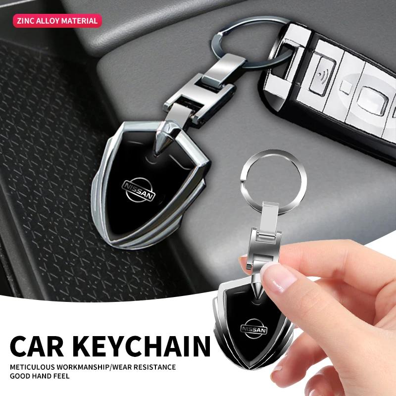 Portachiavi in Metallo 3D per Auto Portachiavi Anello Portachiavi Per Nissan Nismo Tiida Teana Skyline Juke X-trail Almera Accessori Auto