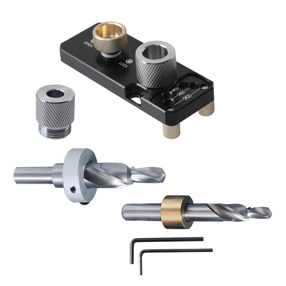 Aluminum Profile Drilling Guide Tool M8/M6 Step Drill Bit For 20/30/40 Series Drilling Locator Punching Tool Woodworking Tool