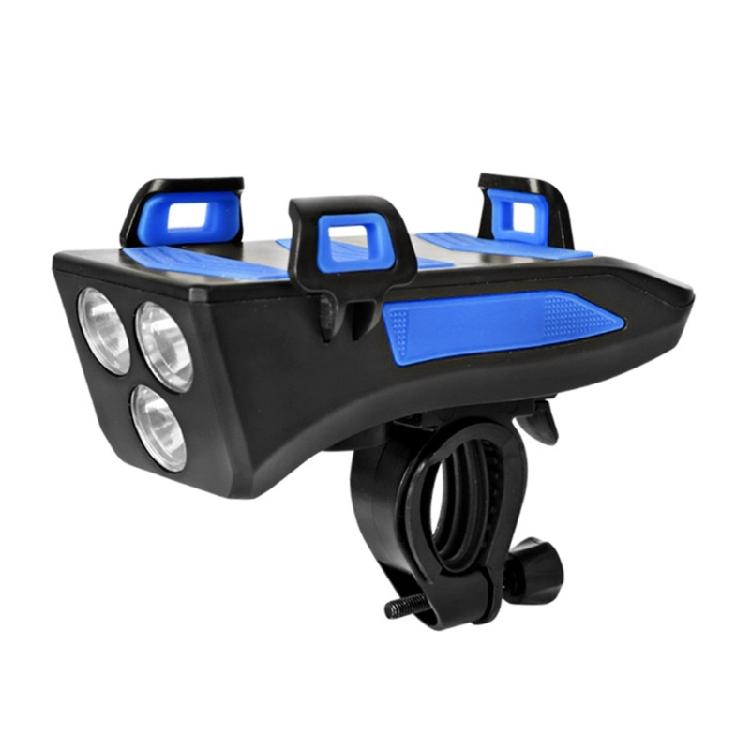 Rechargeable LED Bicycles Front Light Handlebar Flashlight, Bicycles Head Light Watertight Headlight Cycling Front Lamp синий