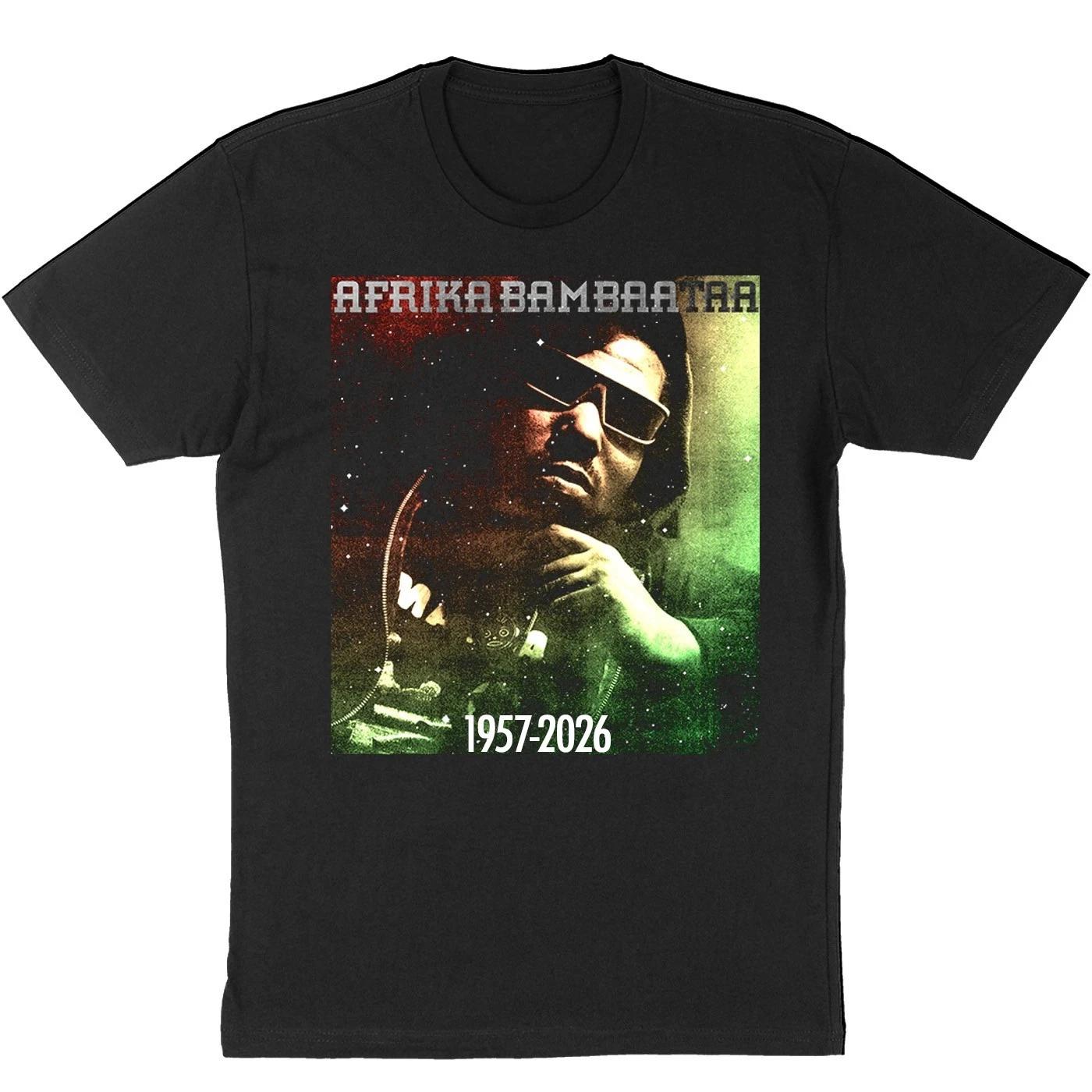 Afrika Bambaataa Hiphop | Rip 1957-2026 T-Shirt Size S-4XL M
