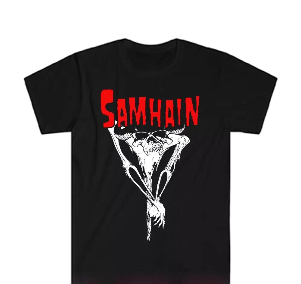 Samhain Men s Black T shirt Size S to 5XL Men And Women EG940 XXXXL