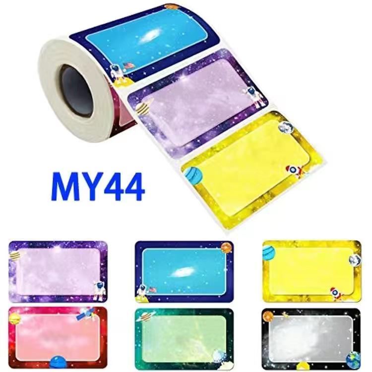 Removable Self-Adhesive Colored Label Paper for Handwritten Notes, Sealing, and Decoration