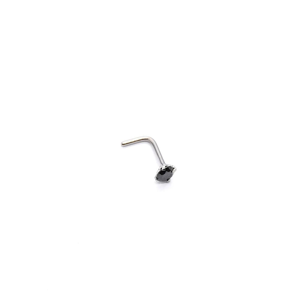 Straight Nose Stud L Nose Stud 5-character Nose Stud European and American Puncture Jewelry, Nose Ring