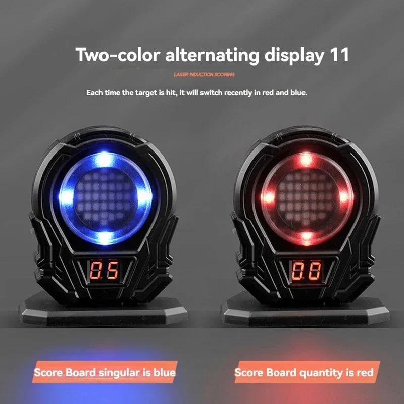 Infrared Induction Electronic Scoring Laser Target Shooting Training Electronic Practice Target Training Toy with Sound Effects
