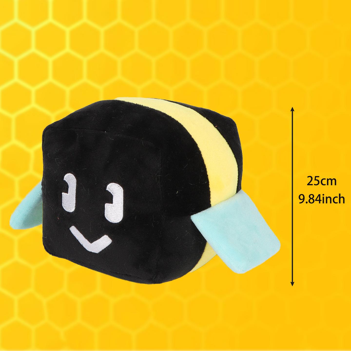 Treasuringu Bienenstock-Simulator Plüschtier Niedliche getigerte Biene Grundlegende Stoffpuppe Coole bösartige Biene Plüschtier Raumdekoration Geburtstagsgeschenke