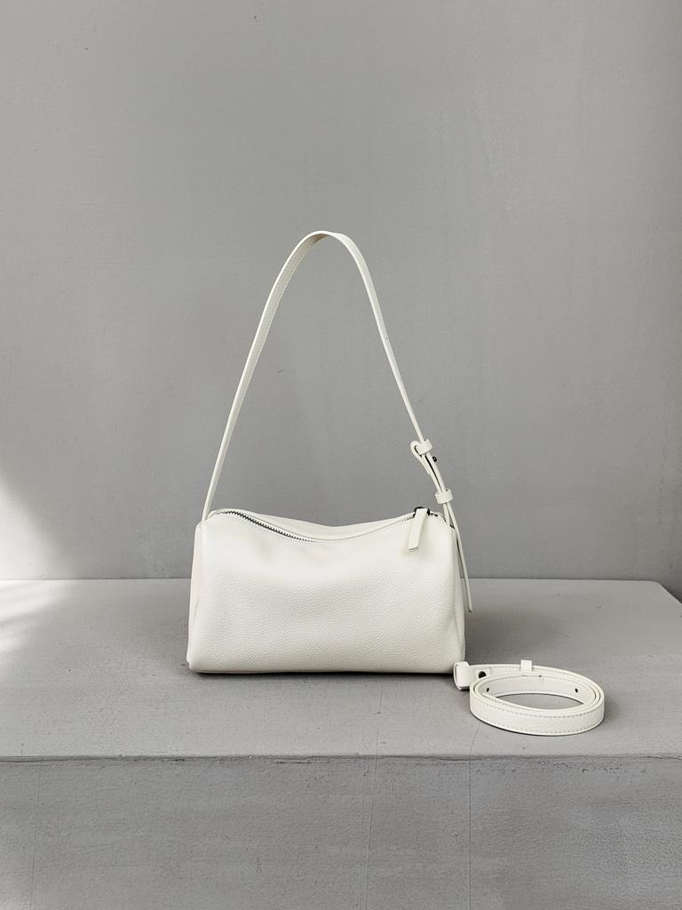 Barrel Shaped Suede Frosted Cowhide Underarm Bag For Women Luxury Designer Handbag Purse 2026 New In Fashion Shoulder Crossbody