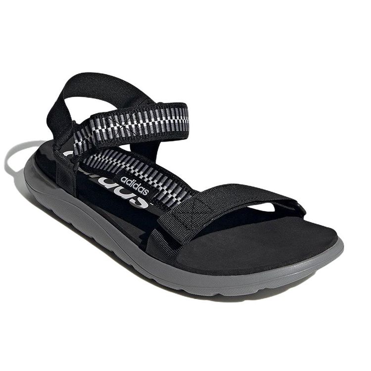 Adidas Comfort Sandal Core Black Unisex Sneakers Footwear-White Pure-Grey GV8243