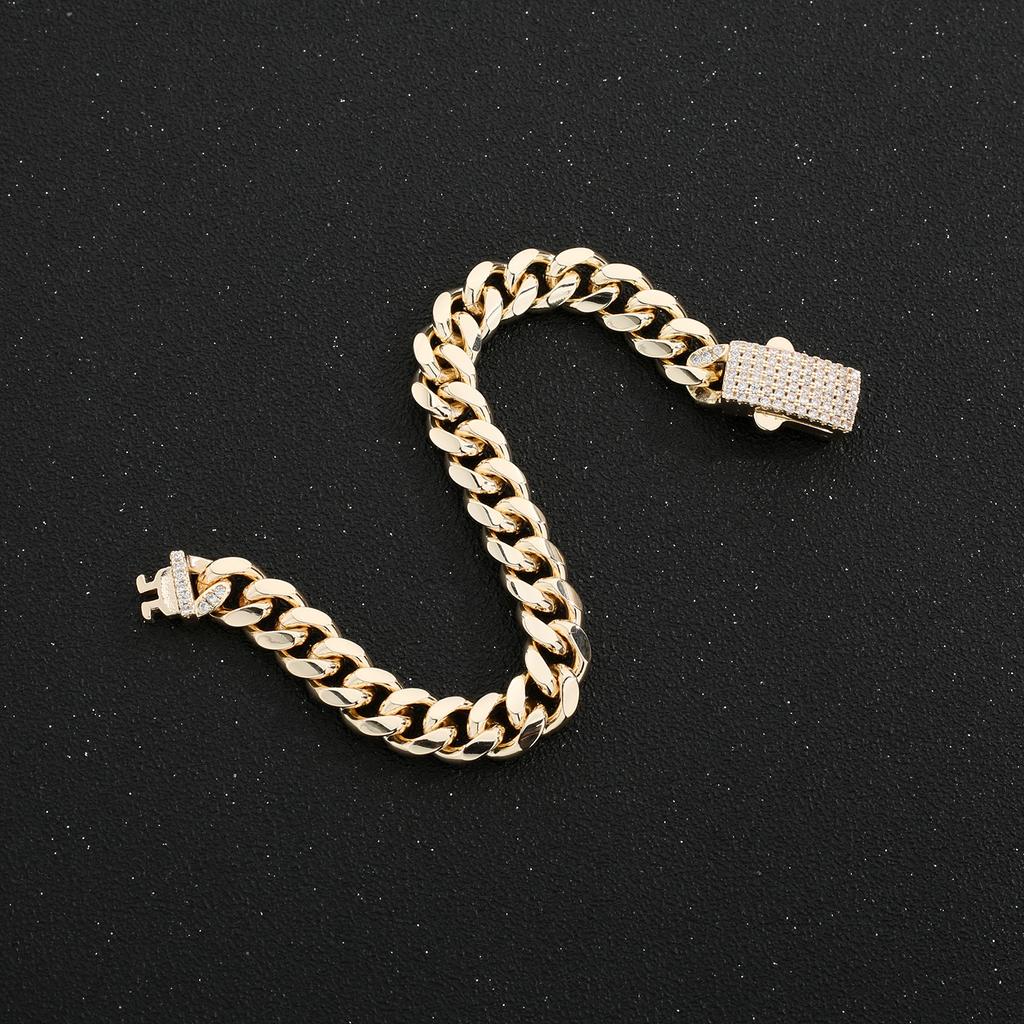 Fashion Monaco Anklet 4N6N8N23cm25cm High Quality 14K Gold Plated Anti-fading Anklet for Men and Women