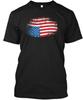 Upside Down American Flag Us In Distress T-Shirt Made In the USA Size S To 5XL