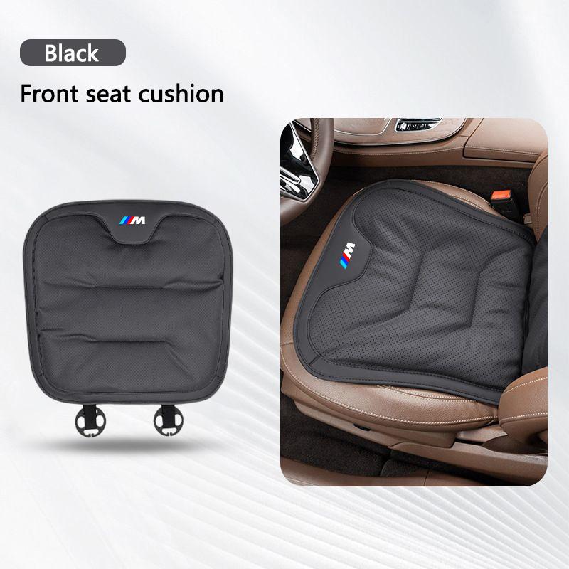 SQLI6 Leather Breathable Car Cushion Soft Backrest Mat Seat Pad Cover for BMW M E46 E90 E87 F30 F10 G20 G30 X3 X5 M3 M4 M5 Accessories