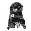 Women's High-End Plaid Scarf: Warm, Thickened Shawl & Snood for Autumn/Winter 2025