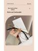 Trendy Women's Anti-Blue Light Metal Frame Glasses - Large, Fashionable, Plain Face Style