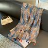 Summer Silk Scarf Shawl Sun Protection Dual-Purpose Yarn Scarf Scarf Spring And Autumn Ethnic Style Versatile Decorative Cotton And Linen Scarf