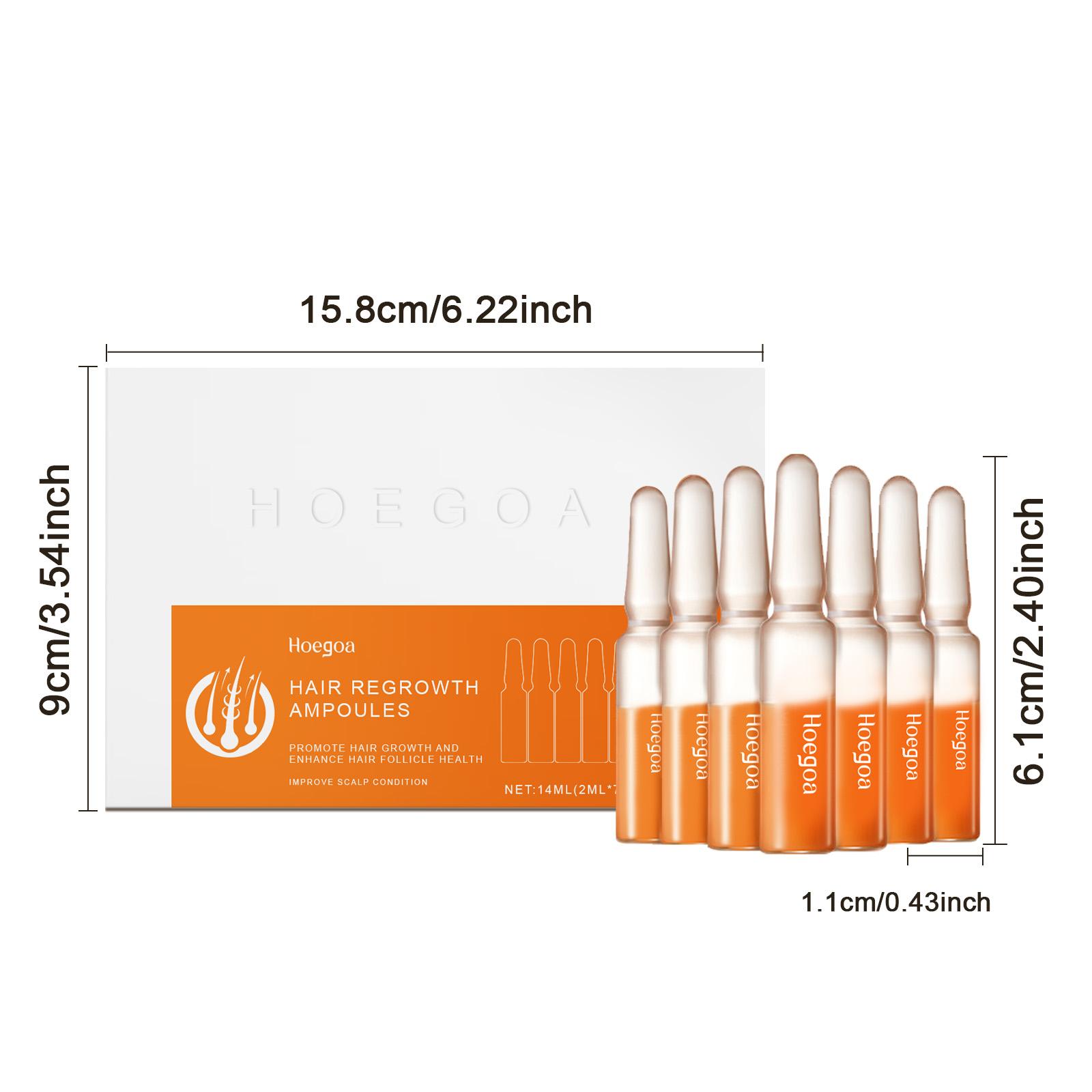 

Ампулы для роста волос Восстановление против выпадения волос Восстановление секущихся кончиков Сухие поврежденные волосы Эфирное масло Питание кожи головы Портативный уход за волосами 2mlx7pcs