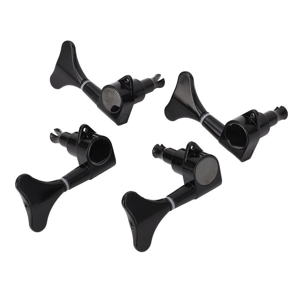 4R Klucze do Gitary Basowej Czarny Metal Zapieczętowane Klucze Maszynowe do Gitary Basowej do Wymiany