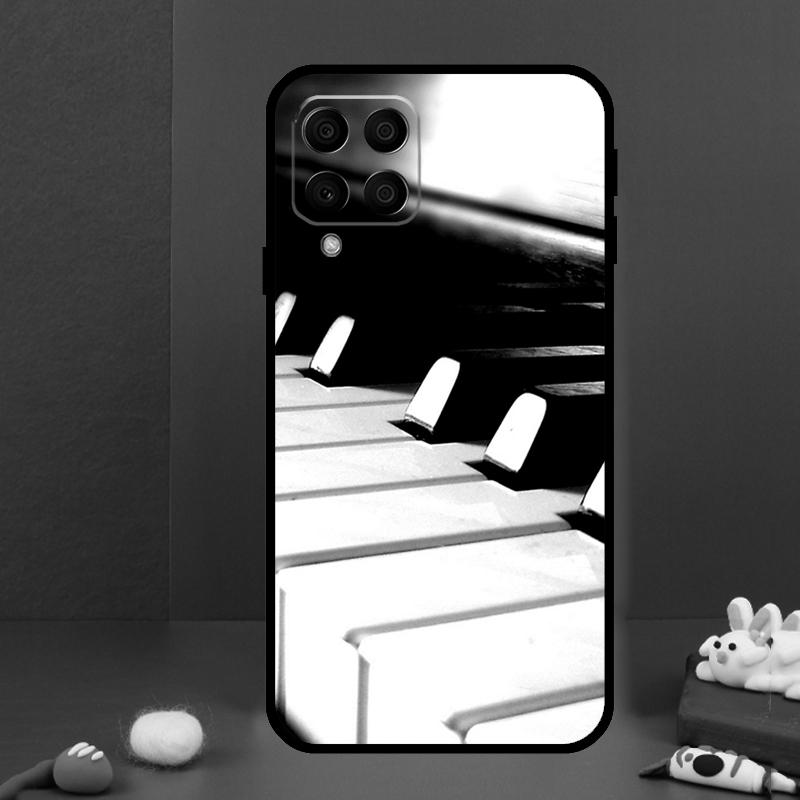 Piano Keys Musical For Samsung Galaxy M31 M51 M33 M13 M23 M53 M15 M55 M14 M34 M54 M20 M30s M32 M52 Phone Case