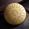 Hluru Steel Tongue Drum 6 Inch 11 Notes Glucophone Drums D5 Ethereal Drum For Beginner Handpan Musical Instruments