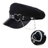 Lolita-Style Beret Hat for Women Joker Girls Wide Brim Hat Woolen Felt Cap Girls Bonnet Y2K Tassel Hat Adult Headdress
