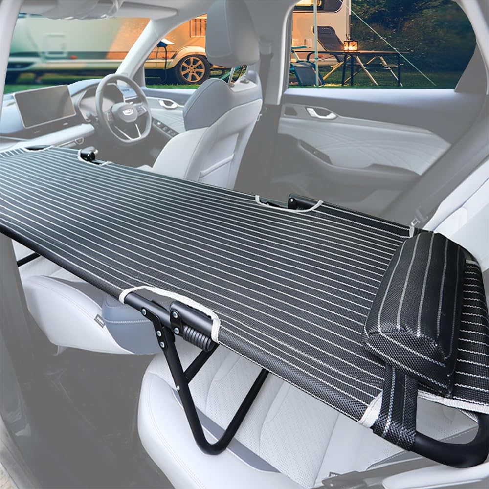 

EIING Автомобильный кемпинг Автомобильная кровать Складной диван для заднего сиденья автомобиля Легкая автомобильная кровать Складной компактный автомобиль 150 кг Вес Включает подушку Автомобильная аварийная Универсальная посадка для Кей