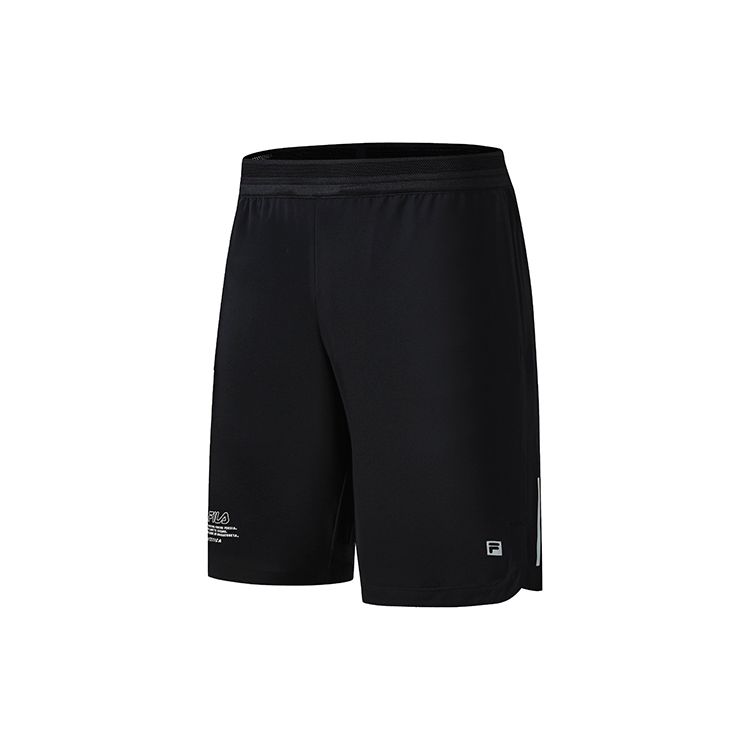 FILA Athletics Solid Logo Running Fitness Shorts Men shorts Deep-Black A11M232802F-BK