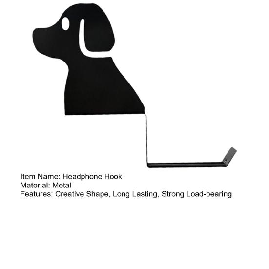 Kopfhörer-Aufhänger, Welpen-Schwanzhaken, robuste Konstruktion, starke Tragfähigkeit, dekorativer Aufhänger, Headset-Organizer